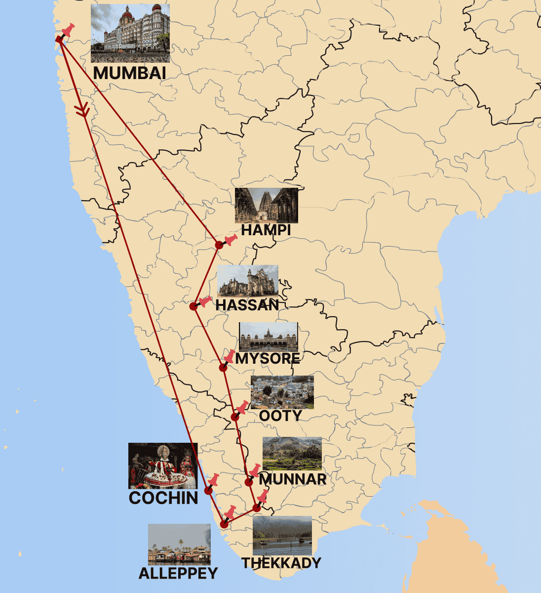 Tour Map