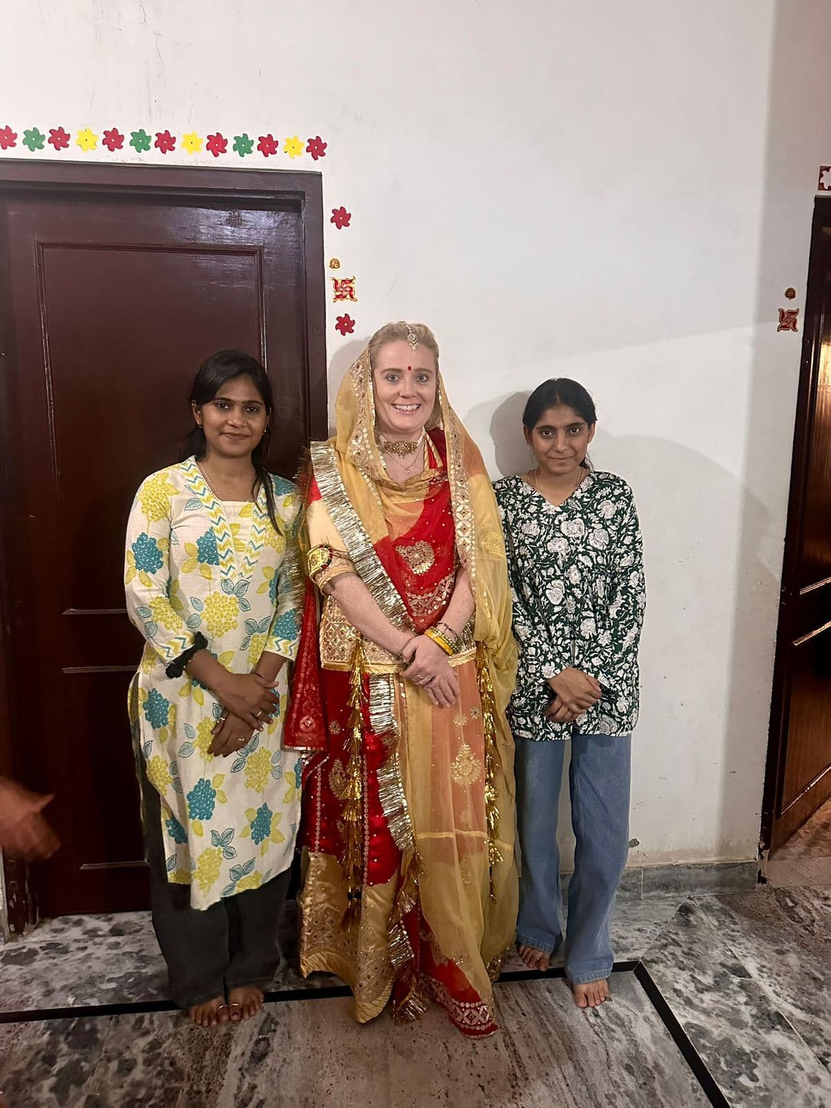 India Heritage Travel guest with local guide and private vehicle