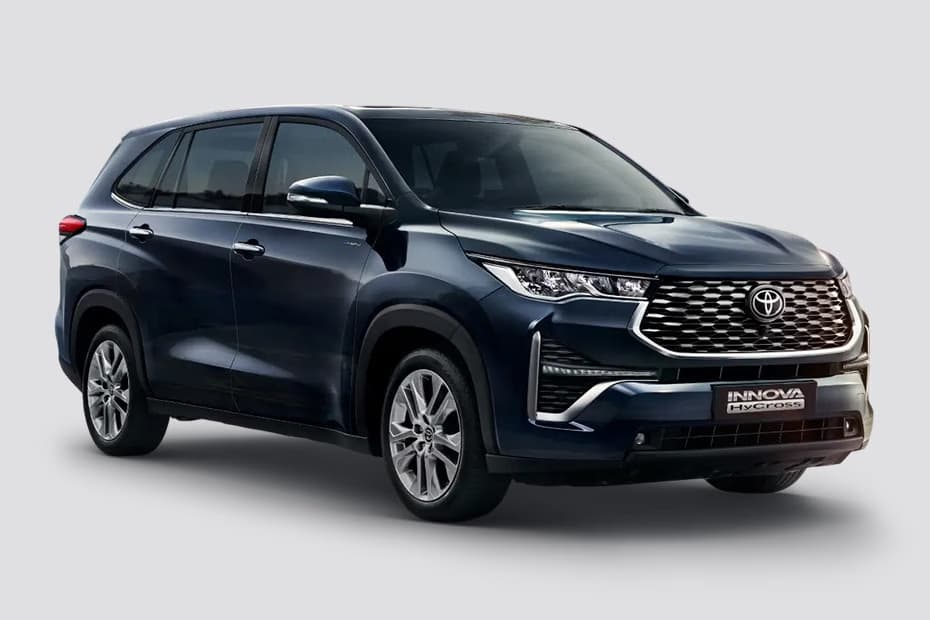 Toyota Innova Hycross family and group travel vehicle with chauffeur service in India