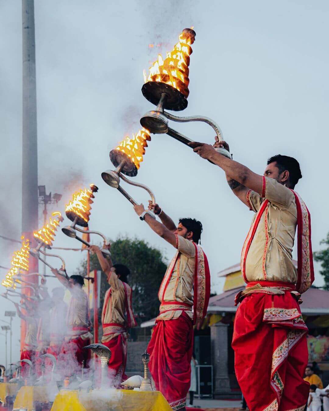 Witness the Ganga Aarti in Varanasi