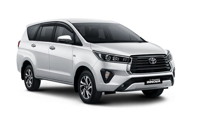 Toyota Innova Crysta family and group travel vehicle with chauffeur service in India