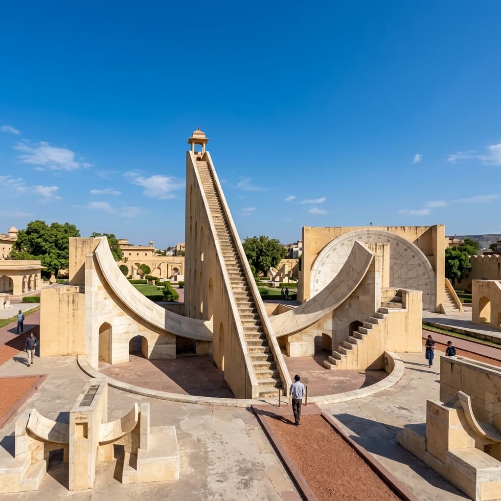 Jantar Mantar Jaipur Rajasthan – UNESCO World Heritage Observatory on the Golden Triangle Tour India