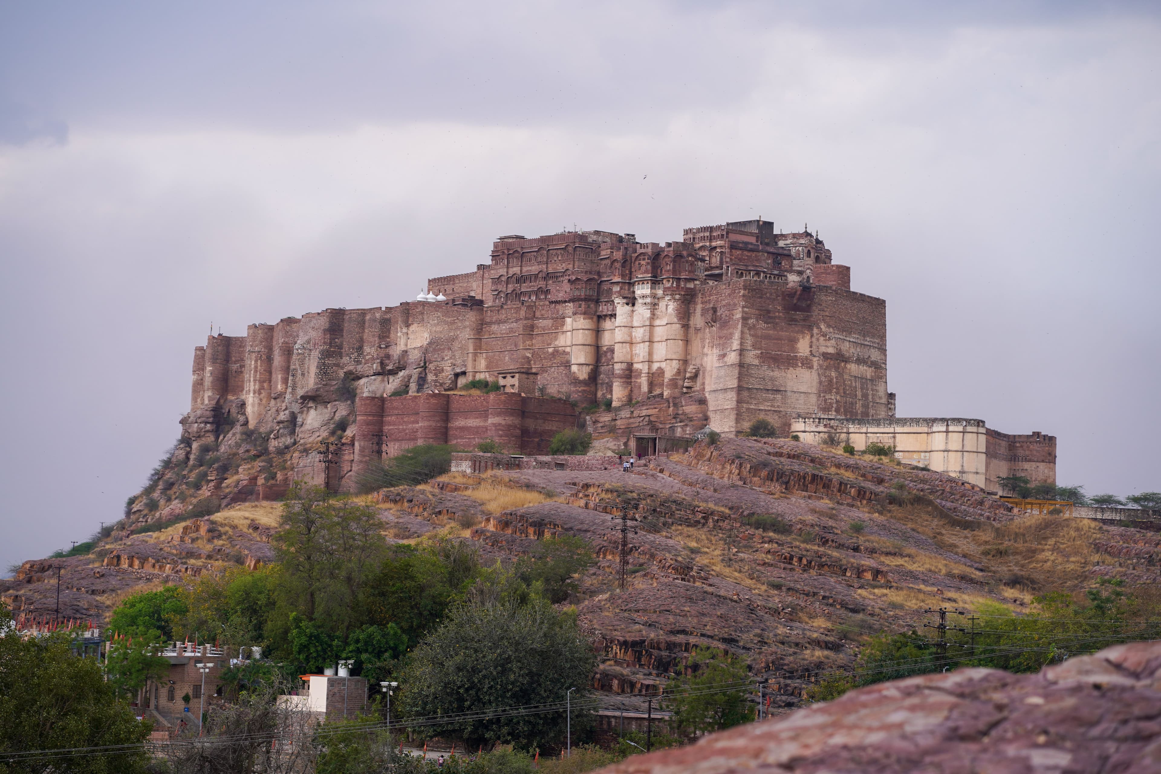 Mehrangarh Fort overlooking the Blue City of Jodhpur
