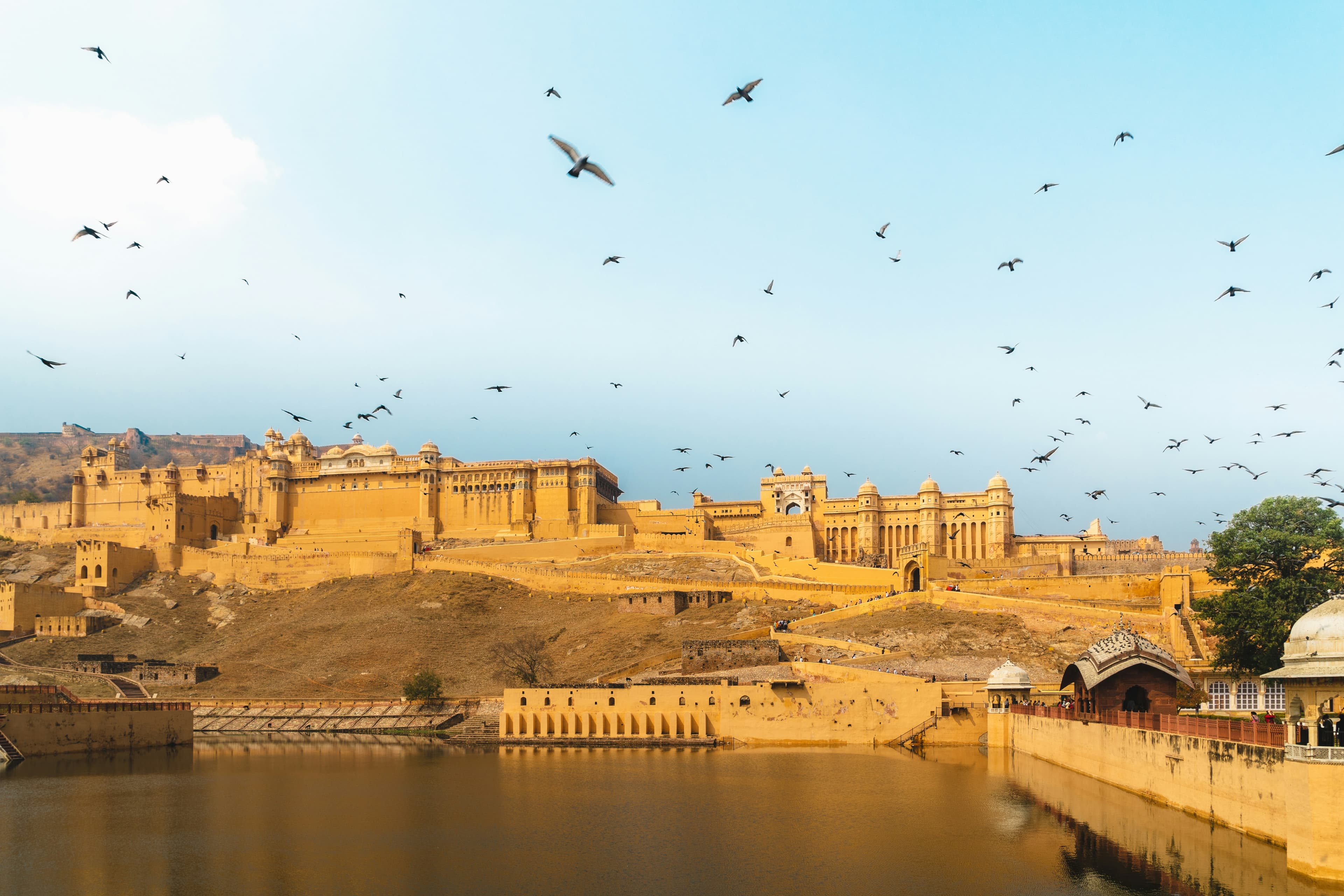 Amber Fort in Jaipur showcasing Rajasthan's royal heritage