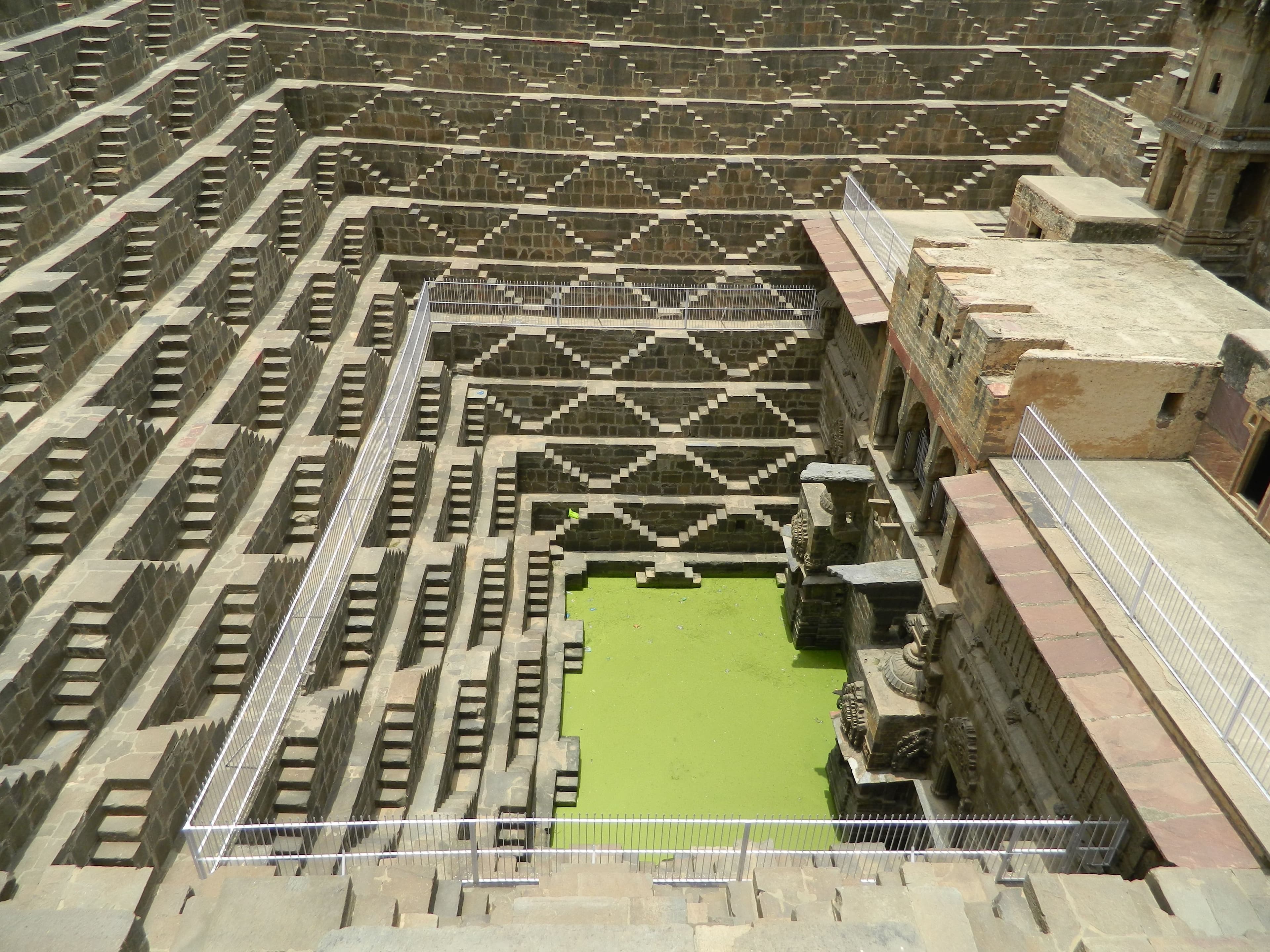 Chand Baori Stepwell, Abhaneri (120 km)