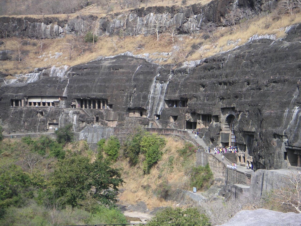Ajanta and Ellora Caves UNESCO - Buddhist murals and Kailasa rock-cut temple in Maharashtra
