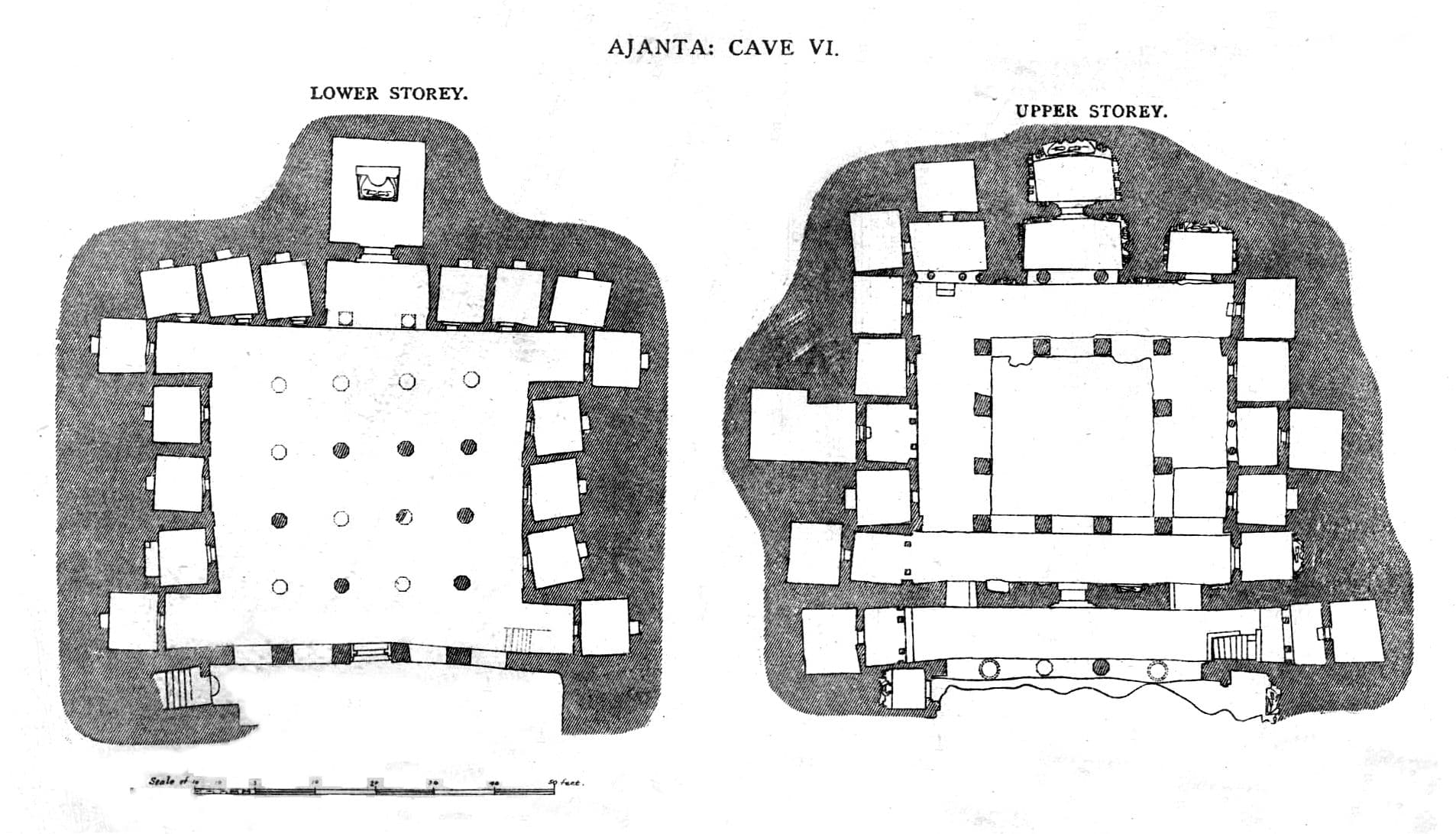 Ajanta Caves architecture - 30 rock-cut Buddhist caves with murals and chaitya halls
