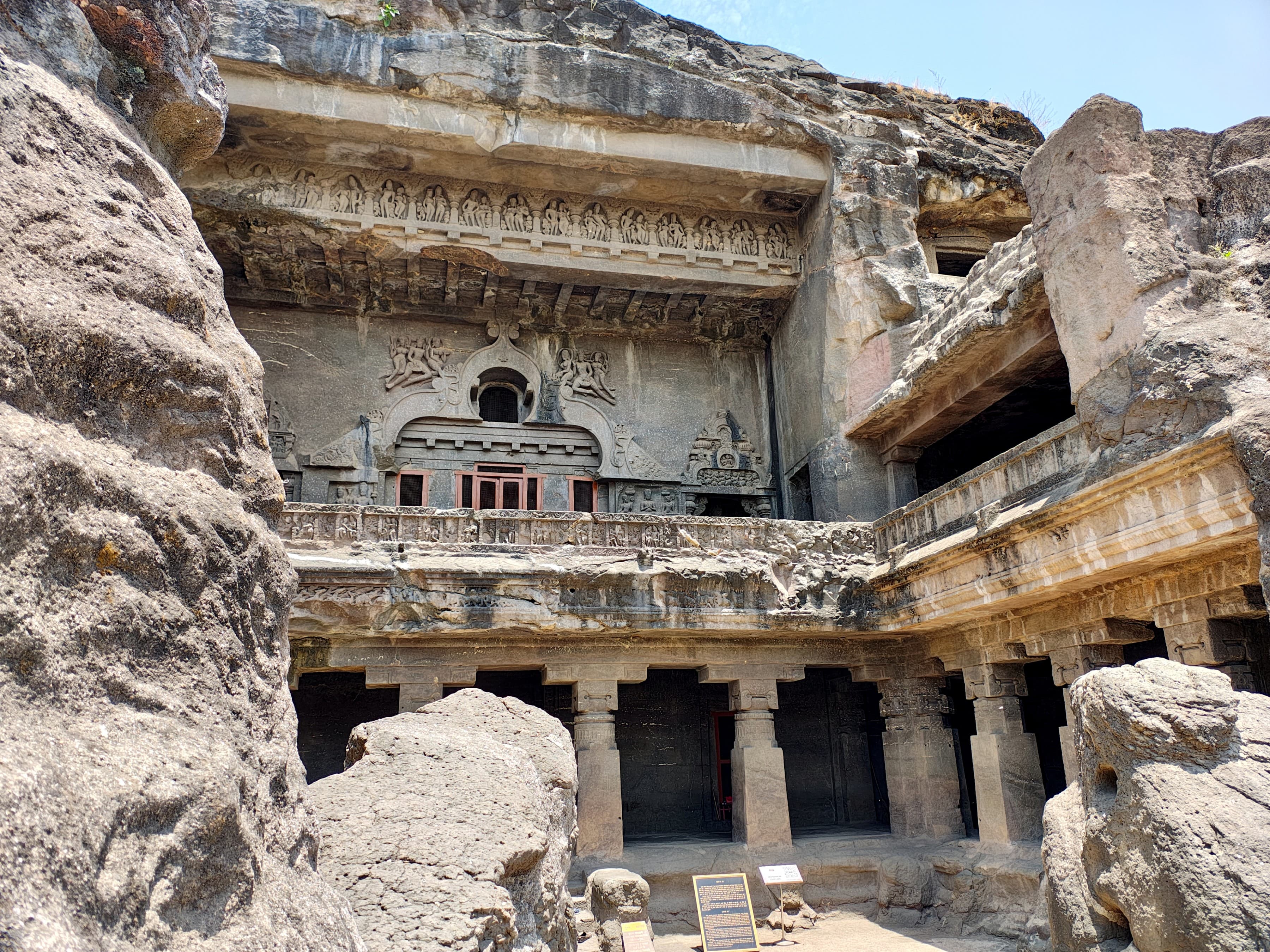 Ellora Caves - Buddhist Hindu Jain rock-cut temples with Kailasa monolith and UNESCO heritage