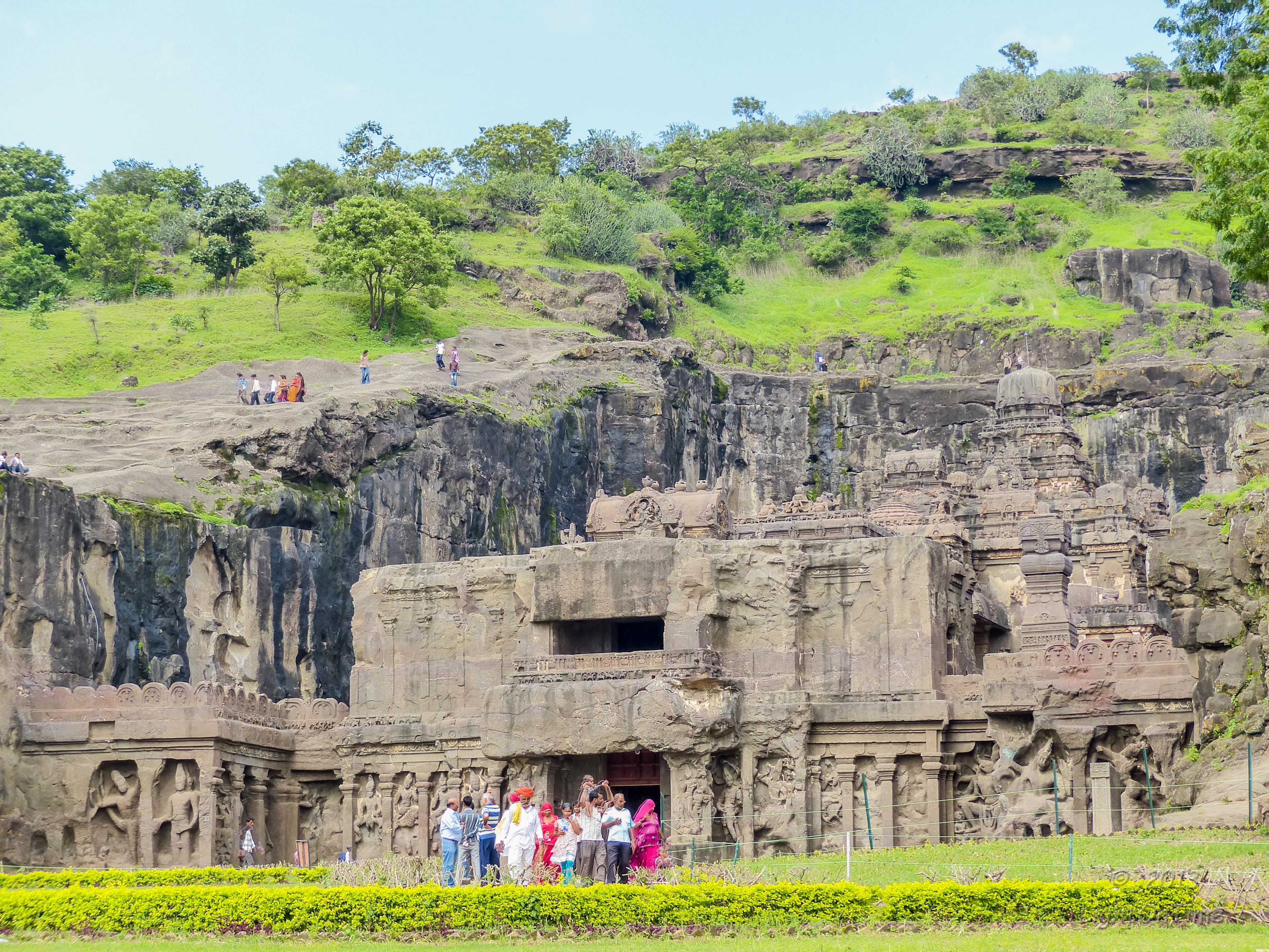 Kailasa Temple Ellora - world's largest monolithic rock-cut temple in Cave 16