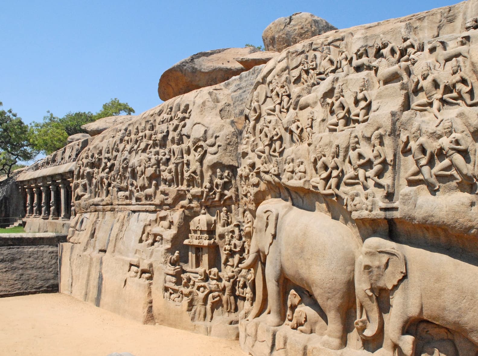 Mahabalipuram architecture - Pallava rock-cut temples with Dravidian style and cultural significance
