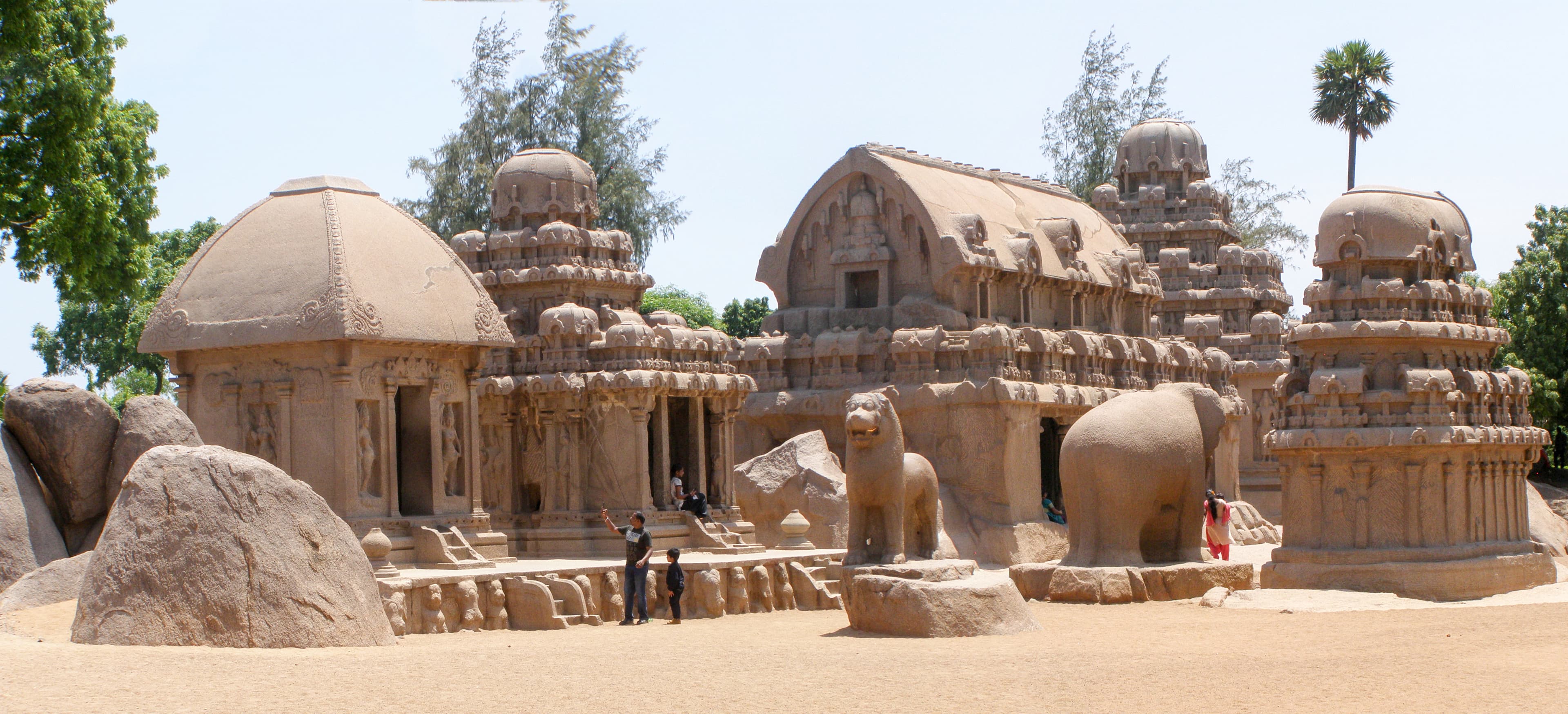 Mahabalipuram UNESCO - 1984 World Heritage Site with Shore Temple and rock-cut monuments
