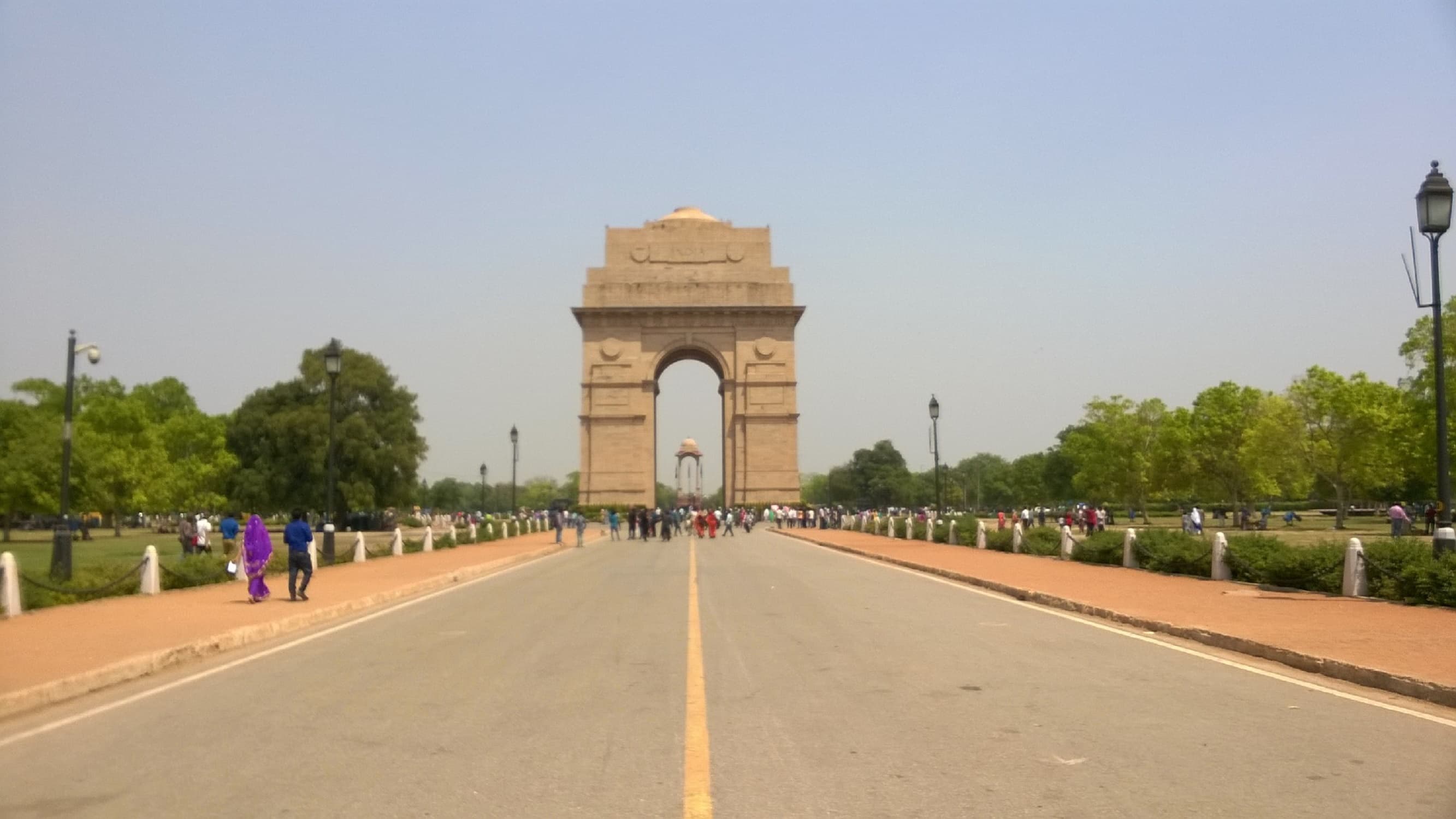 India Gate and Rashtrapati Bhavan