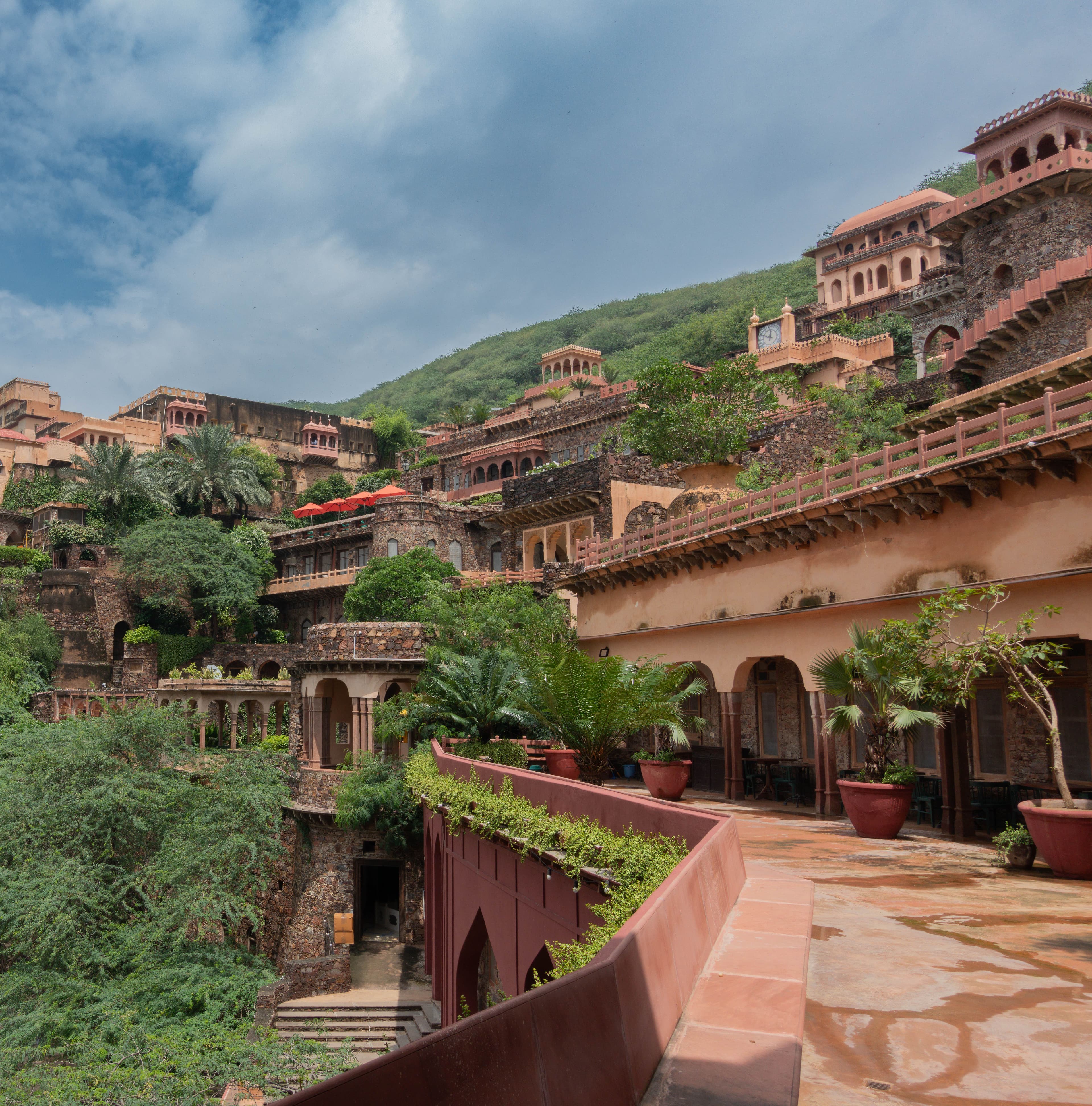Neemrana Fort Palace history - 15th-century Rajput fort in Rajasthan
